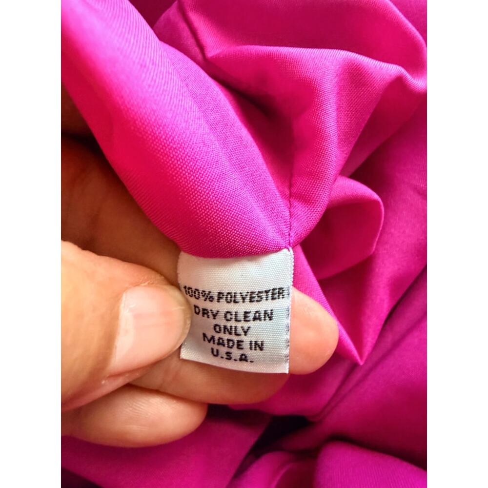 Camilyn Beth pink cap sleeve v back dress euc scallped pockets 6 1866 - Picture 8 of 8